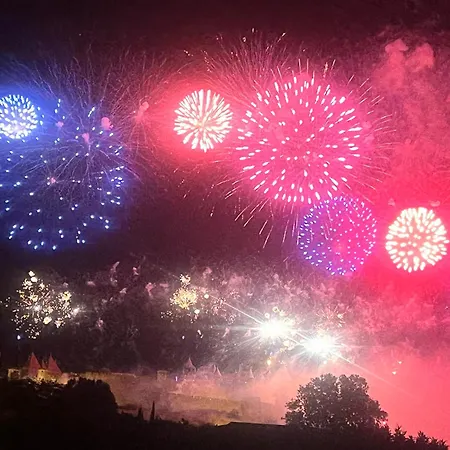 Avec Vue Panoramique Sur La Cite Medievale Panzió